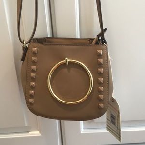 Faux Leather Crossbody Bag